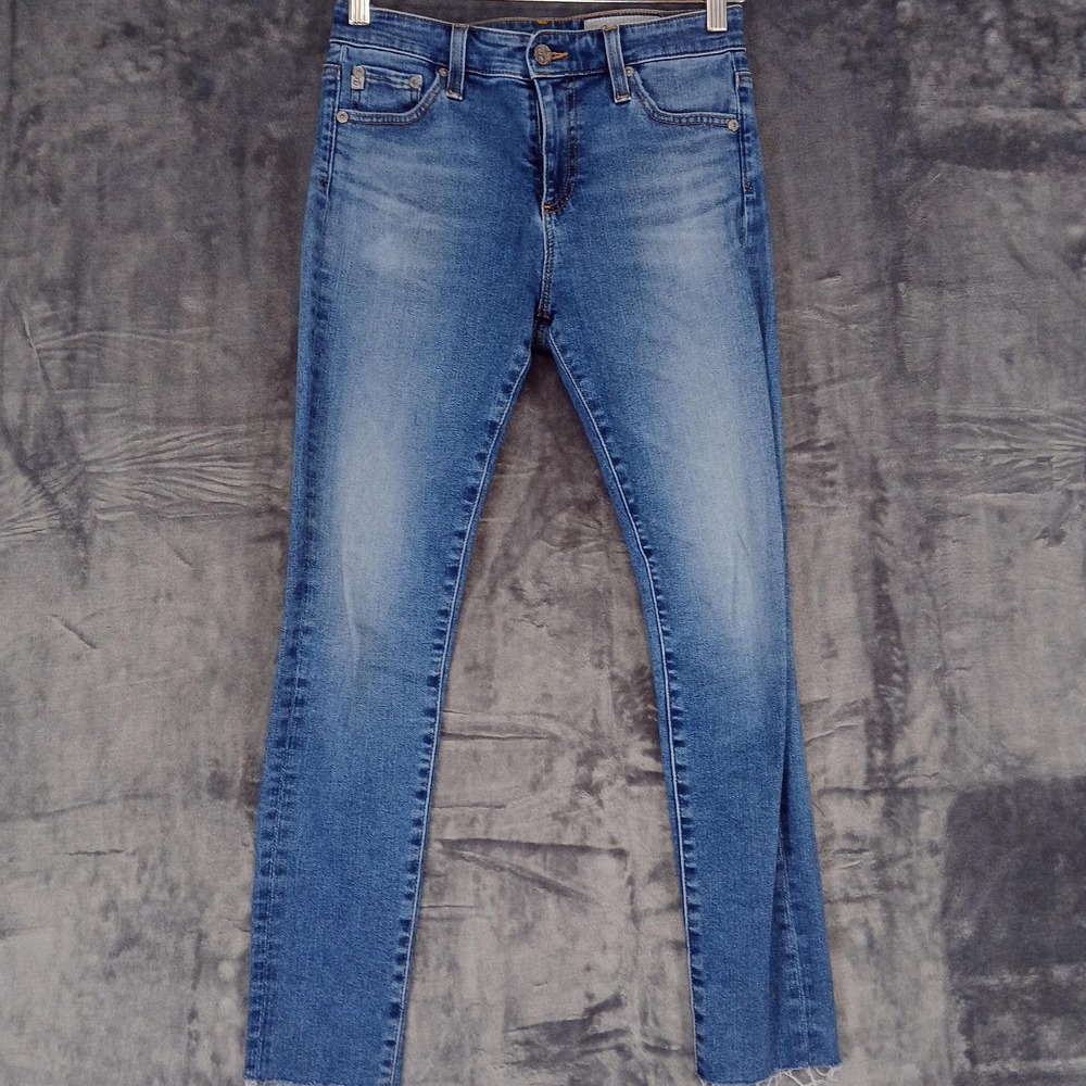 AG Adriano Goldschmied Jeans Womens 25R Farrah Skinny Ankle High Rise Made USA‎